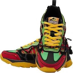 the souled store Jurassic Park: Prehistoric Drive Men and Boys Lace Up Multicolor Low Top Sneakers-picture-30