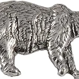 Grizzly Brown Bear Full Body Mammal Pewter Lapel Pin, Brooch, Jewelry, M035-image-35