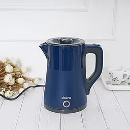Dokro Multipurpose Electric Kettle 1.5L(600 watts) (Blue CoolTouch Kettle)-image-5