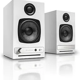 Audioengine HD3 Wireless Speakers with Bluetooth - 60W Powered Computer Speakers for Desktop Monitor and Home Music System with aptX HD Bluetooth, AUX, USB, RCA, 24-bit DAC (White, Pair)-image-34
