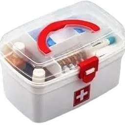 Medical Boxes Medicine Boxes Compact First Aid Boxes Handy Medical Boxes Plastic Pill Boxes Plastic Rectangular Medicine Boxes, Medical Boxes (White) (17 -P3027)-picture-41