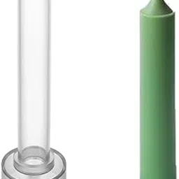 Shoppeecity Candle Stick Mold I Taper Round Pillar Tapered Cylindrical Acrylic Candlestick Wax Mould I Modern Creative Shape Molds I for DIY Handmade Ornament Soap, Cake Décor, Art Craft Making, Home Decoration (2.2 X 15 CM)-image-67