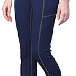chkokko Women's Stretch Fit High Rise Yoga Track Pants Stretchable Gym Legging Tights with Pocket-picture-16