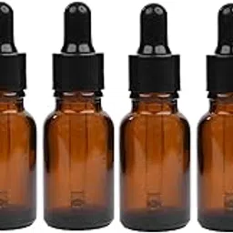 RTWARE Empty 10 ml Amber Glass Bottle + Dropper + Black Ring + Black Silicon Teat (Pack of 6) Refillable, Reusable, Leak Proof For Essential Oils, Perfumes Liquid DIY, Cosmetics-picture-26