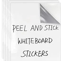 T&W SAME FILM Dry Erase Board Sticker-Whiteboard Stickers-8.27''X11.69''Removable Dry Erase Sheets-Fridge Magnetic Paper Alternatives For Wall/Desk/Refrigerator/Door/Home/Office/Classroom(White-6Pcs)-picture-17