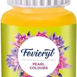 Pidilite Fevicryl Pearl Acrylic Painting Color (Golden Yellow, 100ml)-picture-31