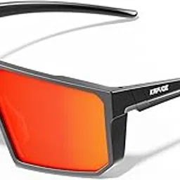 KAPVOE Polarized Cycling Glasses Sports Sunglasses for Men Women, UV400 Protection MTB Bicycle Baseball Mountain Bike Glasses-image-18