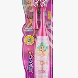 Kids Electric Toothbrush, Pink and Blue, Cartoon Theme Electric Toothbrushes, Sonic, Vibrating motion, Gentle for kids-picture-16