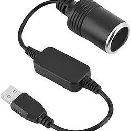Car Cigarette Lighter Socket, Car Socket to Plug Adapter, 5V to 12V Converter Step-Up Power Adapter for Dash Cam, GPS, Car LED Light, Plug and Play Design-picture-26