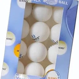 LUCKYMORDENTable Tennis Balls | Ping Pong Balls | High-Performance 40+ ABS Training Balls | Ping Pong Balls for Competition and Training | (12pc in 1 Pack) (White)-picture-19