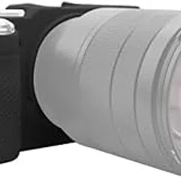 ELFOG Sony A7C Case, Professional Silicone Rubber Camera Case Cover Detachable Protective for Sony A7C Alpha 7C(Black)-picture-19