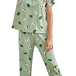 shienzy Printed Night Suit || Night wear Set || Pajama Set || Nighty for Women-picture-42