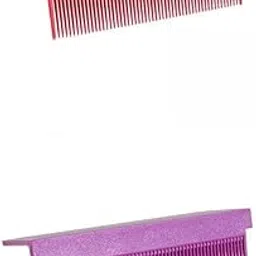 STYLEHEAVEN 2Pcs Barber Straightening Comb Attachment Fit Hair Straightening Flat Iron Pink Color Violet image 1