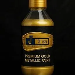 JL Premium Gold Metallic Paint, Professional Art Paint, Water-Based Formula, Multi-Surface image 1