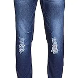the indian garage co Men Carrot Fit Distressed Mid-Rise Stretchable Jeans-picture-14