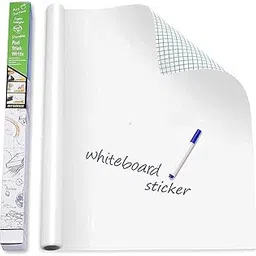YAJNAS Whiteboard Wall Sticker for School, Office & Home | Self-Adhesive, Removable, Waterproof Whiteboard Wallpaper | Perfect for Writing, Drawing & Organizing on Smooth Surfaces -2 x 2 Ft-picture-53