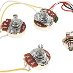 Creations Bass Circuit Wiring Kit Tone Volume Control A250K B250K Pots SocketMusical Instruments & Gear|Guitars & Basses|Parts & Accessories|Guitar Parts|Knobs Jacks Switches-picture-13
