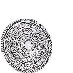 i jewels Valentines Special Indian Traditional Antique Boho Vintage Grey Oxidized Silver Adjustable Ring for Women-picture-23