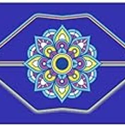 ATORSE Yoga Mat Rope Skipping Mat Home Gym Exercise Mat for Stretching Women Sports Blue Purple-picture-33