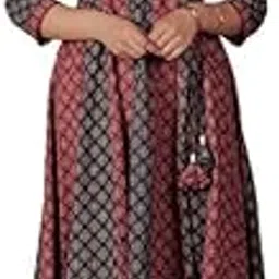 aramya Multicolor Angrakha Kurta Set for Women | Soft Cotton Kurta Set for Ladies | Butti Print Women's Kurta Set | Women Kurta Set for Office or Casual Wear | Available in Plus Sizes, 3XL to 10XL-picture-19