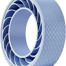 THE STYLE SUTRA Yoga Pilates Circle Yoga Roller Ring Wheel for Gymnastic Deep Tissue Massage Blue-picture-22