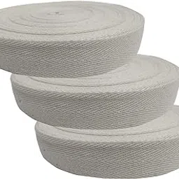 Padmashri Off White Cotton Niwar 40mm/1.5 inch for Chair Charpai and Bag Making (150 Meter) image 1