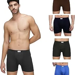 amul comfy Men's Cotton Solid Trunk Pack of 5 May Vary-picture-40