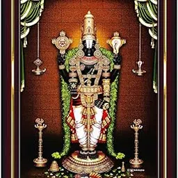 Pavan Photo Laminations Tirupati Balaji Lord Venkateshwara Swamy Wall Painting Framed Home Decor (Wood,Matte,Brown,Small Size,6 x 8 Inch) B412S-image-19