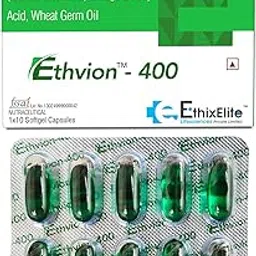 Ethvion-400 Capsules for Heart, Skin & Joint Health with Natural Vitamin E (10 Capsules)-picture-12