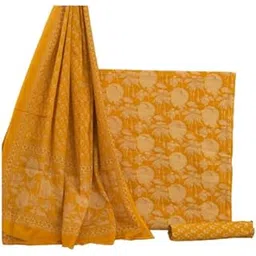 nishire Jaipuri Block Print Unstitched Dress Material for Women with Dupatta-picture-27