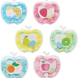 Black Sparrow Paper Soap Strips for Travelling Essentials for Kids, Men & Women Dissolvable Soap Sheets for Hand Wash Portable Flower Tube Petals Apple Shape Bottle Paper Soap (Pack Of 6)-image-58