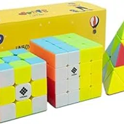 Cubelelo All Ages Drift 3X3, 4X4 & Pyraminx Gift Box-picture-30