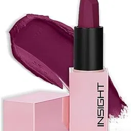 Insight Cosmetics Prime Matte Lipstick | Infused with Hyaluronic Acid & Rosehip Oil | Long-Lasting Satin Matte Finish | Hydrating & Feather-Light Formula (TEQUILA, 3.8 gm)-picture-28