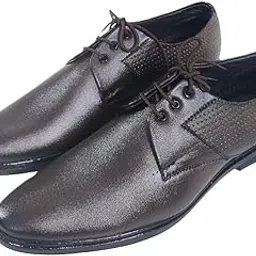 agadi Men’s Black Formal Oxford Shoes | Classic Lace-Up Office Dress Shoes | Business Footwear for Work, Weddings & Parties (Brown, UK Footwear Size System, Adult, Men, Numeric, Medium, 9)-picture-10