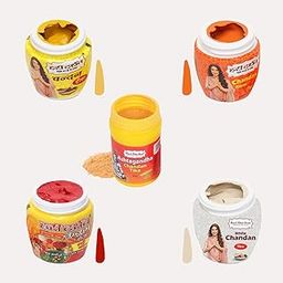 Hari Darshan Chandan Tika Combo | Pure Sandalwood | Chandan Kesar | Ashtagandha | Kumkum Roli | White Tilak | Natural Chandan Powder for Pooja & Havan | Spiritual & Traditional Use | Pack of 5-picture-36
