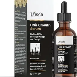Lusch Hair Growth Serum, 60ml, Enriched with Redensyl, Procapil, Capixyl-image-35