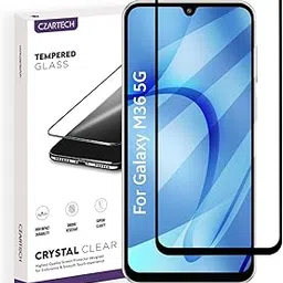 CZARTECH Tempered Glass Screen Guard Protector for Samsung Galaxy M36 5G | F36 5G Edge to Edge Full Coverage 9H with Easy Cleaning Kit & Bubble-Free Installation-picture-22