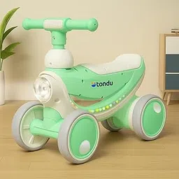 Tondu Saturn Baby Push Scooter with TPE Wheels, Ergonomic Seat, 1-4 Years, 20 Kg Capacity (Sea Green)-picture-32