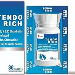 YURISHA Healthcare Tendo Rich Joint Support Supplement with Collagen | Glucosamine | Hyaluronic Acid | 30 Tablets-picture-29