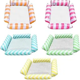 SECRET DESIRE Inflatable Pool Float Hammock Bed for Adults Kids Durable Drifting Water Toy Orange-picture-35