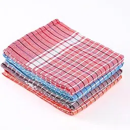 YATTA Cotton Thorthu Bath Towels Set of 4 | Pure Cotton, Lightweight & Quick Dry | Soft, Absorbent, End-Stitched | Size: 49x26 inch-picture-29
