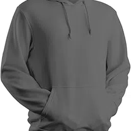 nobero Hoodies for Man | 280 GSM Rich Cotton Fleece Solid Hooded Full Sleeve Sweatshirt for Man | Stylish Casual Wear Winter Hoodies for Men-picture-28