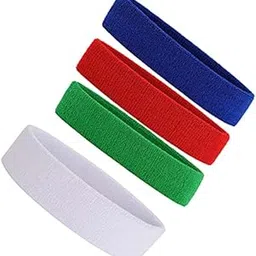 r lon R-LON Workout Headband for Women & Men - Moisture Wicking & Non-Slip Exercise Hairband or Sports Sweatband -Ideal for All Sports Like Tennis, TT, Badminton, Running and Yoga (4 PC) a57-picture-42