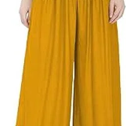 Women's Regular Fit Rayon Palazzos-picture-38