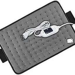 Dr. Care Velvet Grey Heat Therapy Orthopaedic Pain Reliever Electric Heating Pad for Joints, Muscle, Back, Leg, Shoulder, Knee, Neck (with Auto Temperature Controller) image 1
