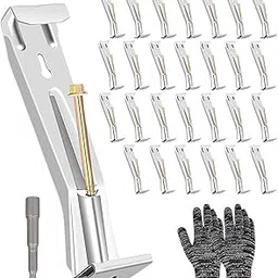 ARTISOUL® 28Pcs Hidden Gutter Hangers 5 inch Heavy Duty Repairing Sagging Rain Gutters | Home & Garden-picture-23