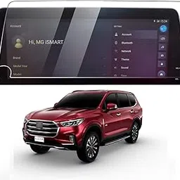 LF Tempered Glass Mg Gloster Car Accessories Navigation Or Music System (Stereo) Touch Screen Guard 12.3Inch (Company Fitted) - Clear-picture-43
