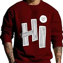 ausk Men Sweatshirt || Oversized Loose Fit Fleece Sweatshirts for Man-picture-32