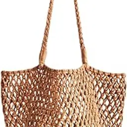 velura Women Beach Tote Bag Fashion Travel Vacation Bag for Travel Shopping Holiday Khaki|1 Beach Woven |Women's Handbags & Bags| Womens Handbags & Bags|Clothing, Shoes & Accessories-picture-55