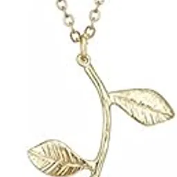 vembley Stunning Gold Plated Rose Pendant Necklace for Women and Girls-picture-30